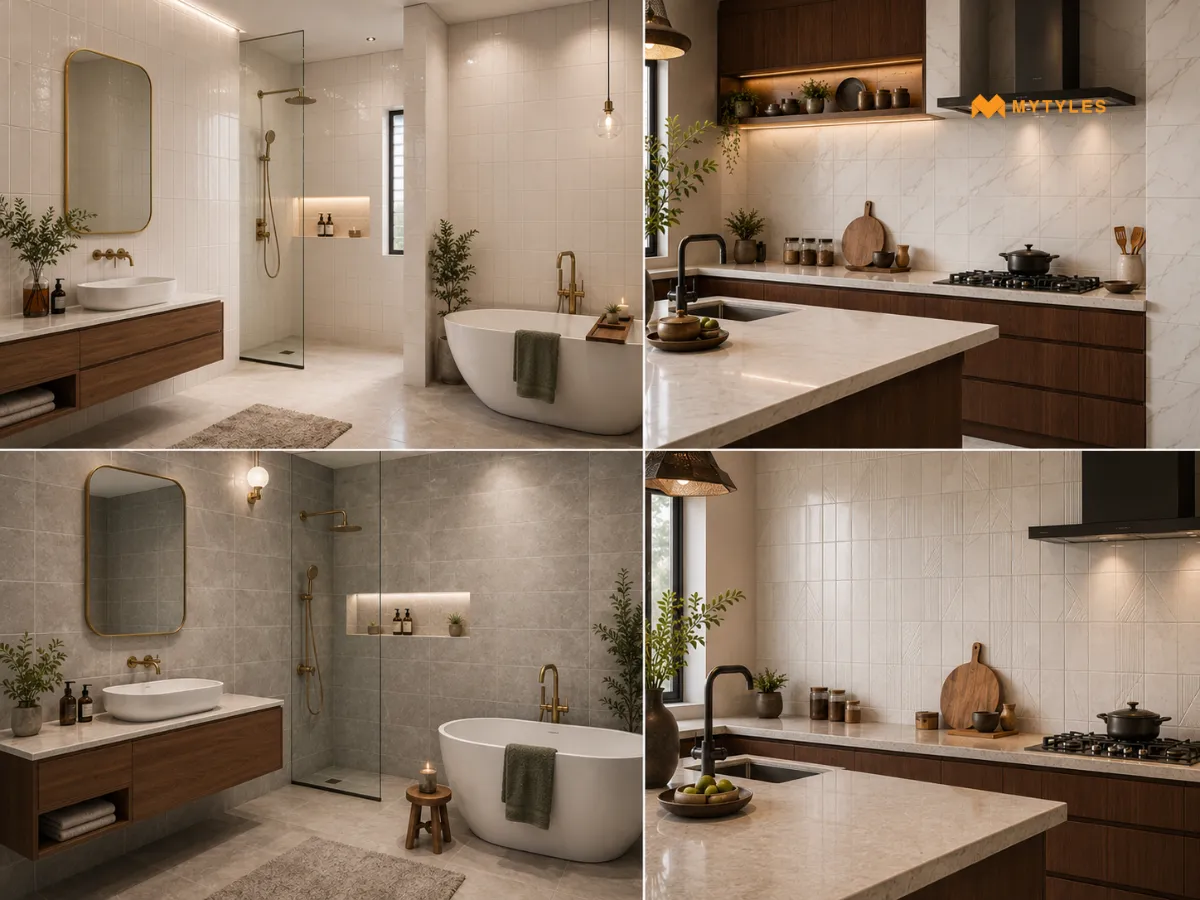 Best 300x450 Tile Designs For Bathroom And Kitchen Walls